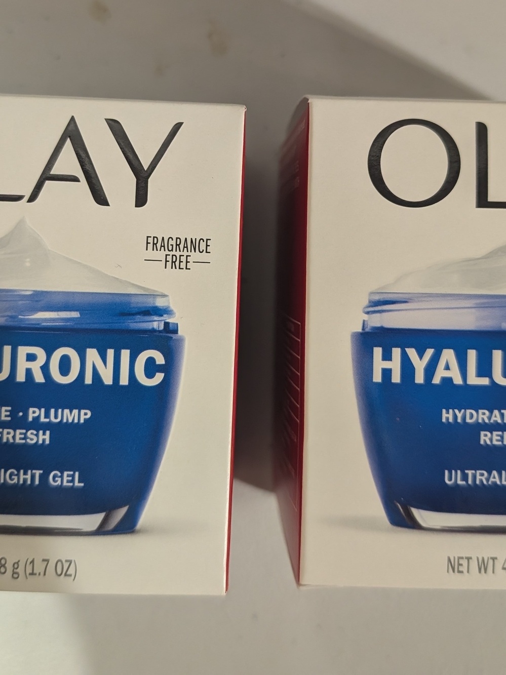 (2) OLAY Hyaluronic Hydrating Gel Cream